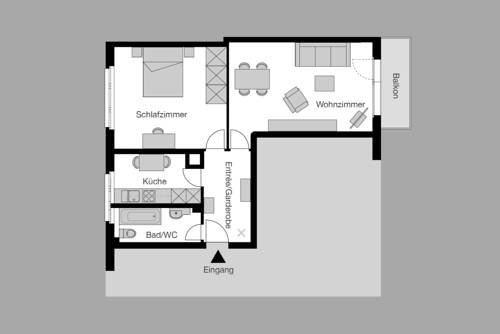 Imagen de la habitación del Hotel City Stay Apartments Nordstrasse. Foto 8