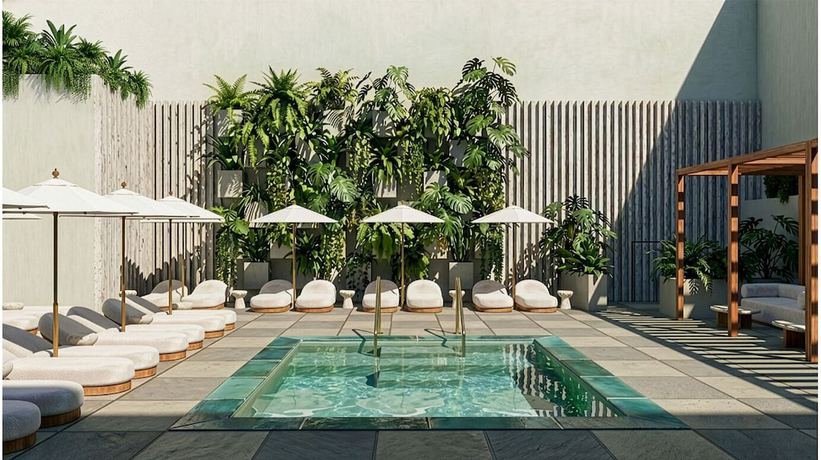 Imagen de la piscina del Hotel Clark. Foto 16