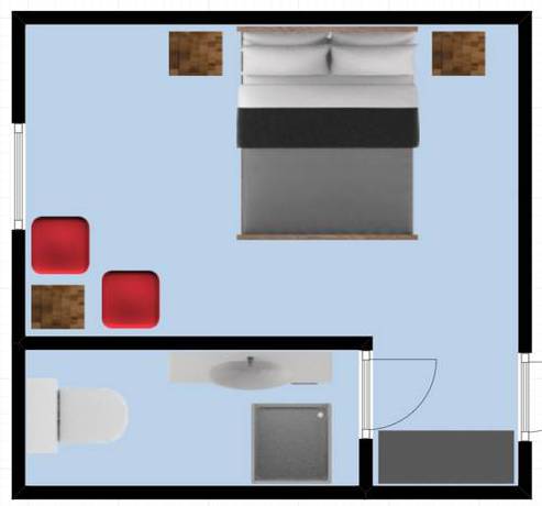 Imagen de la habitación del Hotel Clemens. Foto 2