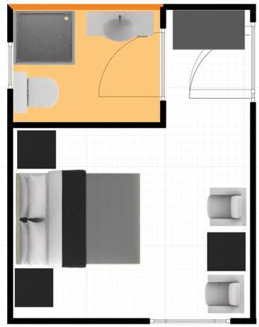 Imagen de la habitación del Hotel Clemens. Foto 16