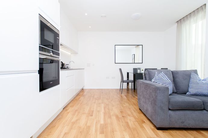 Imagen de la habitación del Hotel Clover Court by Aeria Apartments. Foto 17