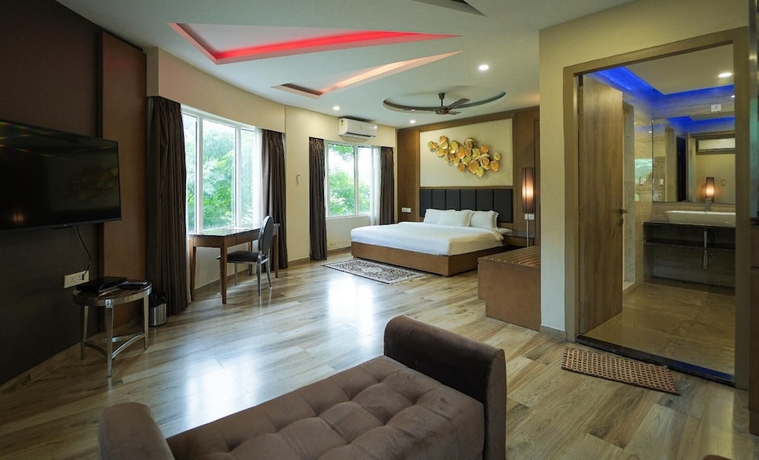 Imagen de la habitación del Hotel Club Nirvana Boutique Resort Pure-Veg. Foto 14