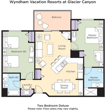Imagen de la habitación del Hotel Club Wyndham Glacier Canyon. Foto 10