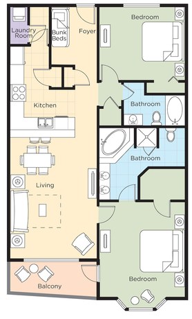 Imagen de la habitación del Hotel Club Wyndham Panama City Beach. Foto 9