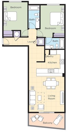 Imagen de la habitación del Hotel Club Wyndham Panama City Beach. Foto 12