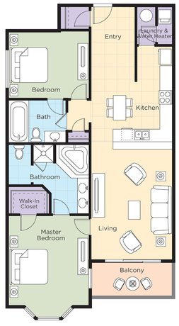 Imagen de la habitación del Hotel Club Wyndham Panama City Beach. Foto 17