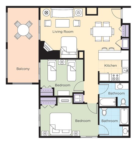 Imagen de la habitación del Hotel Club Wyndham Westwinds. Foto 15