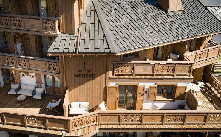 Imagen general del Hotel Coeur de Meg&egrave;ve, Megeve. Foto 7