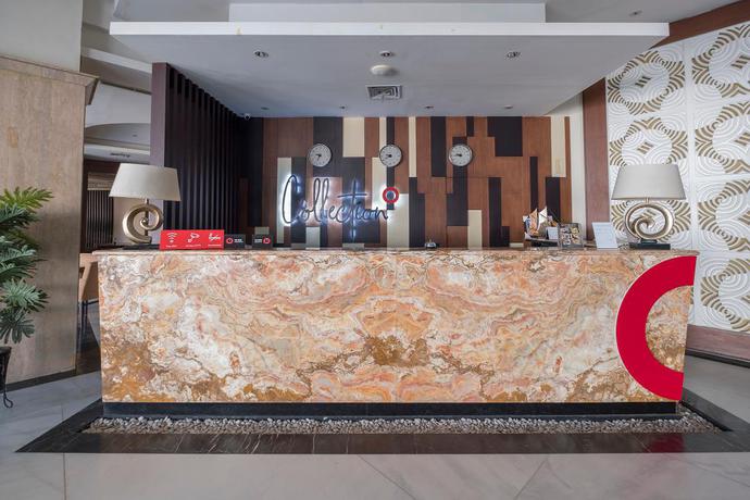 Imagen de los interiores del Hotel Collection O 19 Grand Malebu Makassar. Foto 17