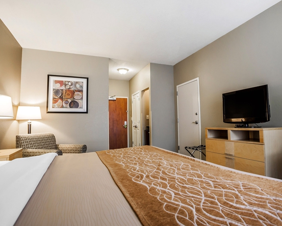 Imagen de los interiores del Hotel Comfort Inn Kansas City International Airport. Foto 9