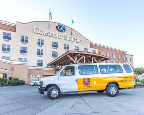 Imagen de los exteriores del Hotel Comfort Suites Airport Tukwila Seattle. Foto 10