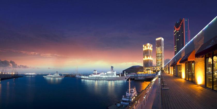 Imagen de los exteriores del Hotel Conrad Dalian. Foto 11