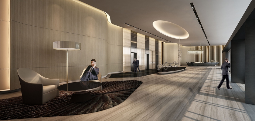 Imagen de los interiores del Hotel Conrad Manila. Foto 16