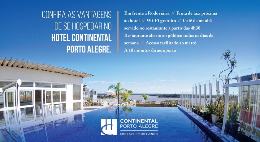 Imagen de la piscina del Hotel Continental Porto Alegre E Centro De Eventos. Foto 16
