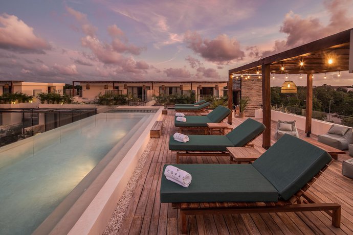 Imagen de la piscina del Hotel Copal Tulum. Foto 17