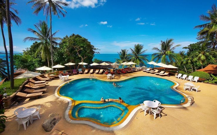 Imagen de la piscina del Hotel Coral Cliff Beach Resort Samui. Foto 12