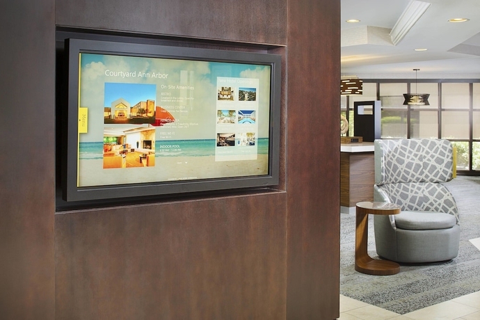 Imagen de los interiores del Hotel Courtyard By Marriott Ann Arbor. Foto 16