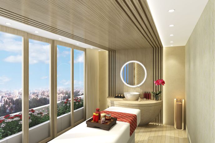 Imagen de la habitación del Hotel Courtyard By Marriott Bengaluru Hebbal. Foto 12