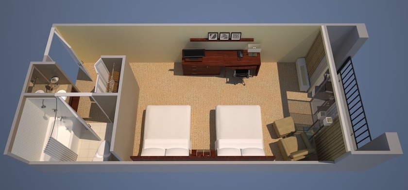 Imagen de la habitación del Hotel Courtyard By Marriott Cincinnati Blue Ash. Foto 10