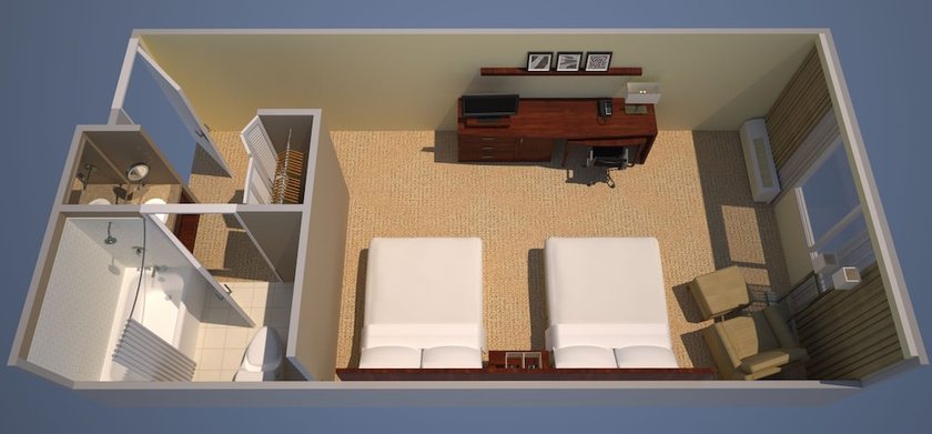 Imagen de la habitación del Hotel Courtyard By Marriott Dayton South. Foto 8