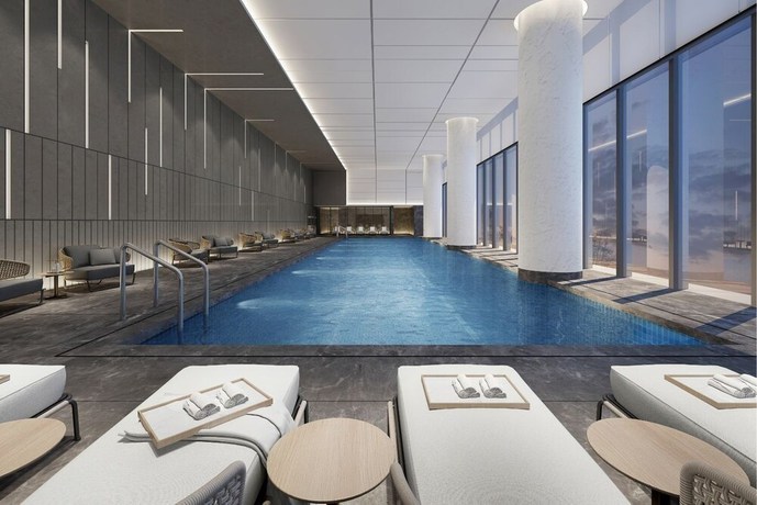 Imagen de la piscina del Hotel Courtyard By Marriott Foshan Gaoming. Foto 6