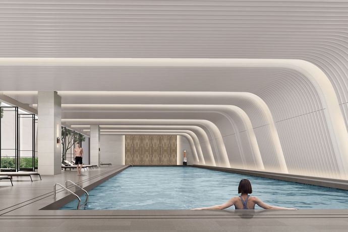 Imagen de la piscina del Hotel Courtyard By Marriott Guangzhou Pazhou. Foto 20