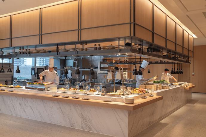 Imagen del bar/restaurante del Hotel Courtyard By Marriott Guangzhou Pazhou. Foto 2