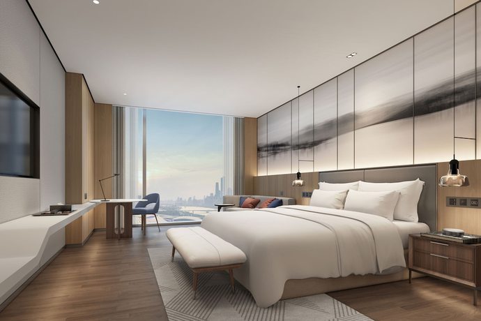 Imagen de la habitación del Hotel Courtyard By Marriott Guangzhou Pazhou. Foto 13