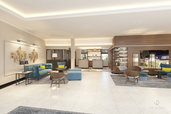 Imagen de los interiores del Hotel Courtyard By Marriott Hamburg Airport. Foto 17