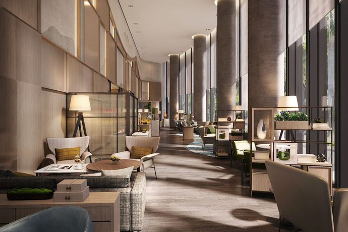 Imagen de los interiores del Hotel Courtyard By Marriott Hangzhou Xihu. Foto 15