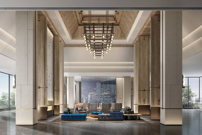Imagen de los interiores del Hotel Courtyard By Marriott Liuzhou Sanjiang. Foto 19