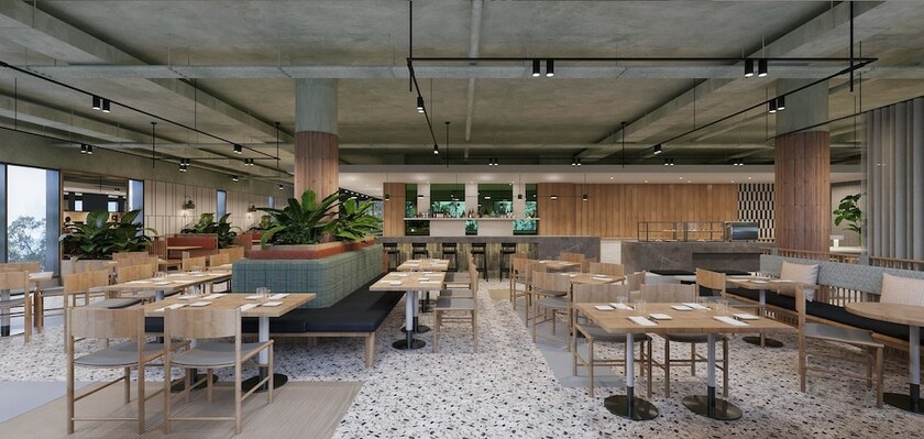 Imagen del bar/restaurante del Hotel Courtyard By Marriott Perth, Murdoch. Foto 13