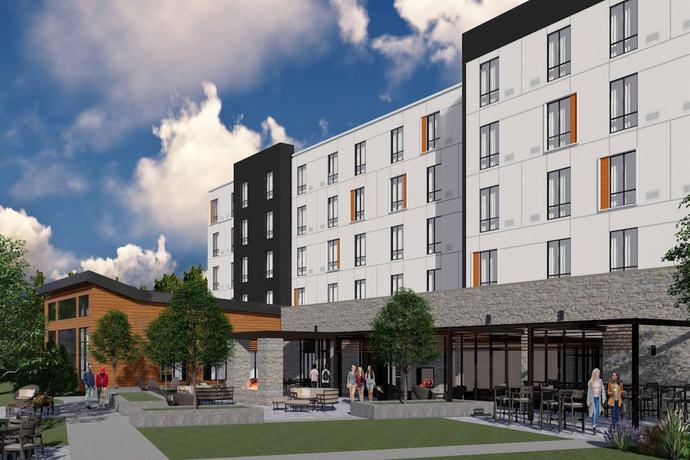 Imagen de los exteriores del Hotel Courtyard By Marriott Petoskey At Victories Square. Foto 11