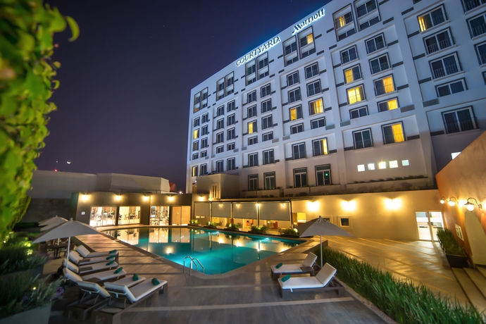 Imagen general del Hotel Courtyard By Marriott Puebla Las Animas. Foto 2