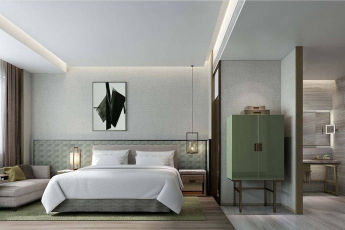 Imagen de la habitación del Hotel Courtyard By Marriott Wuxi Lihu Lake. Foto 6