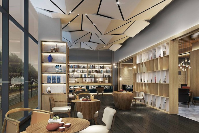Imagen del bar/restaurante del Hotel Courtyard By Marriott Xiamen. Foto 3