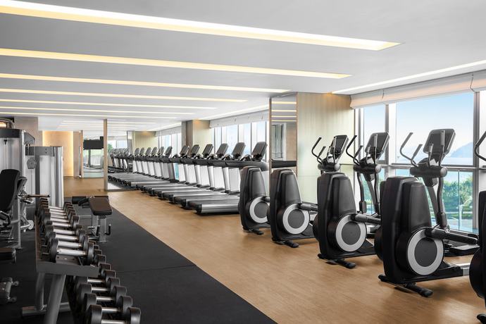 Imagen de los interiores del Hotel Courtyard By Marriott Xiamen Haicang. Foto 14