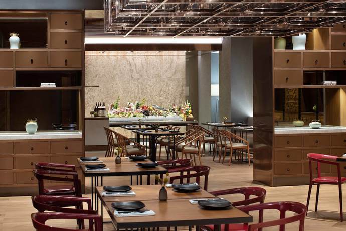 Imagen del bar/restaurante del Hotel Courtyard By Marriott Xiamen Haicang. Foto 3