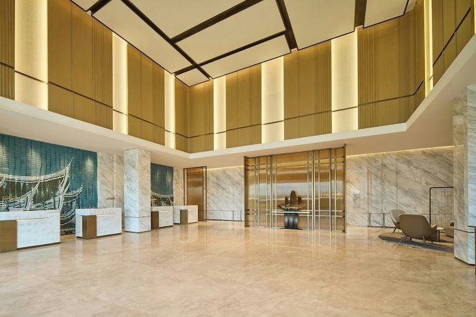 Imagen del bar/restaurante del Hotel Courtyard By Marriott Xiamen Xiang'An. Foto 4