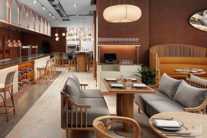 Imagen del bar/restaurante del Hotel Courtyard By Marriott Yerevan. Foto 4