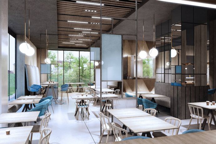 Imagen del bar/restaurante del Hotel Courtyard by Marriott Bucharest Floreasca. Foto 4