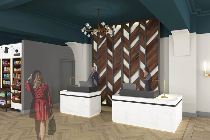 Imagen de los interiores del Hotel Courtyard by Marriott Cincinnati Downtown. Foto 4