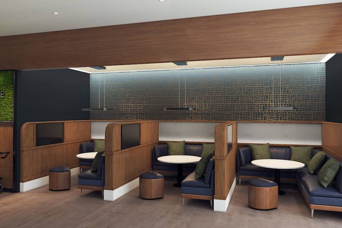 Imagen del bar/restaurante del Hotel Courtyard by Marriott Iowa City University Heights. Foto 13