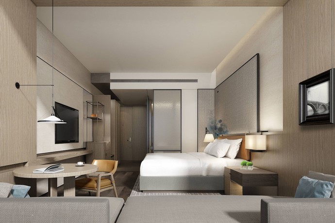 Imagen de la habitación del Hotel Courtyard by Marriott Luoyang. Foto 15