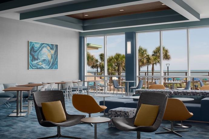 Imagen del bar/restaurante del Hotel Courtyard by Marriott Myrtle Beach Oceanfront. Foto 2