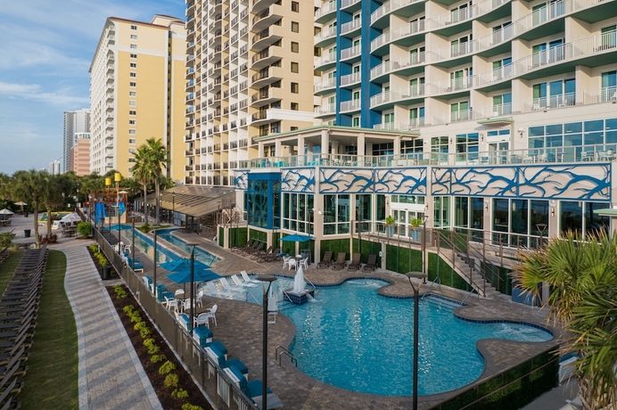 Imagen de la piscina del Hotel Courtyard by Marriott Myrtle Beach Oceanfront. Foto 18