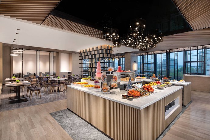 Imagen del bar/restaurante del Hotel Courtyard by Marriott Nanjing Jiangning. Foto 3