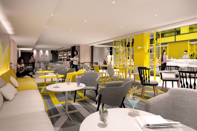 Imagen del bar/restaurante del Hotel Courtyard by Marriott Paris Gare de Lyon. Foto 3