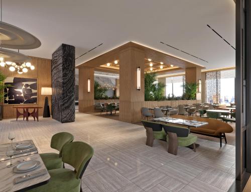 Imagen del bar/restaurante del Hotel Courtyard by Marriott Prishtina. Foto 15