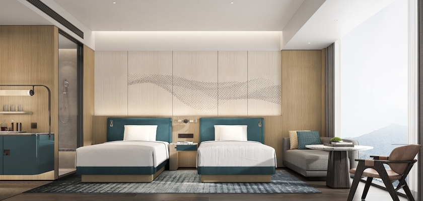 Imagen de la habitación del Hotel Courtyard by Marriott Rizhao. Foto 6